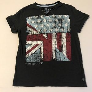 Boys Guess V-neck graphic T-shirt